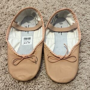 Charming Kids Tan Ballet Slippers